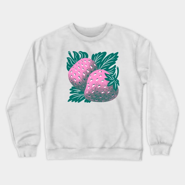 Strawberries Crewneck Sweatshirt by JordanKay